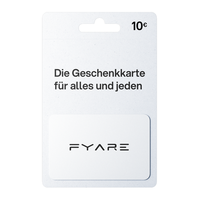 Geschenkkarte FYARE